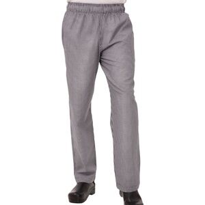 𝅺PREMIUM Uniforms Unisex Relaxed Chef’s Black and White Checkered Pant XL